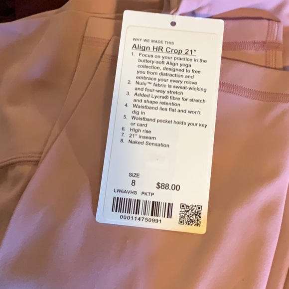 Align Crop 21”, s8 NWT - Picture 4 of 4